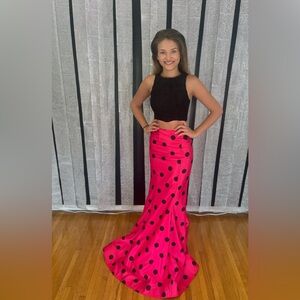 Long formal prom pageant maxi floor length dress